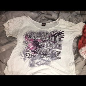 Harley Davidson Jeweled dress shirt